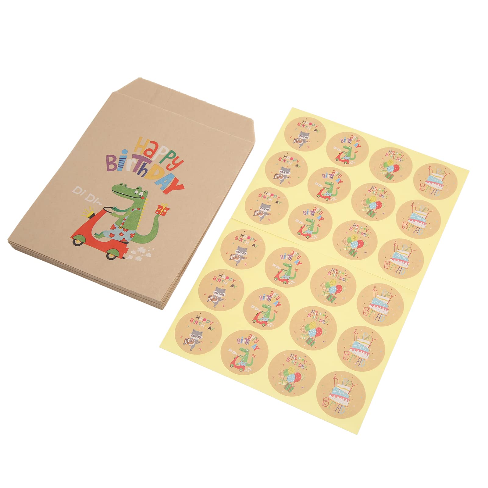 Dinosaur Favor Bags for Kids - 72pcs Cartoon Pattern Party Supplies for Birthday, Baby Shower & School Events | Cute Decorative Gift Bags