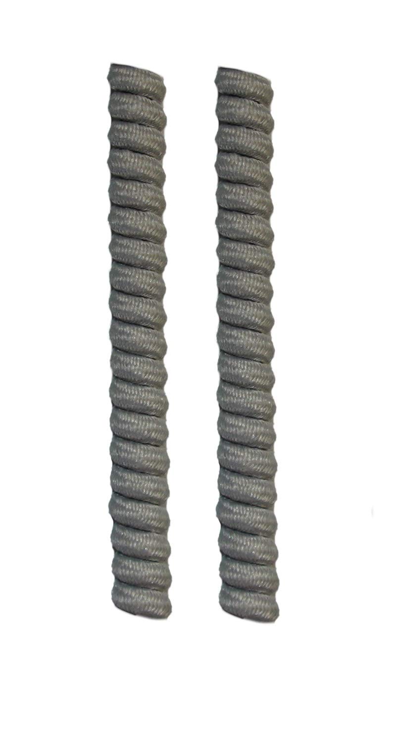 FeetPeople Curly Shoelaces - 1 Pair of No-Tie Elastic Shoe Laces for Sneakers, Running Shoes & Casual Wear | Perfect for Kids, Adults & Seniors with Mobility Needs