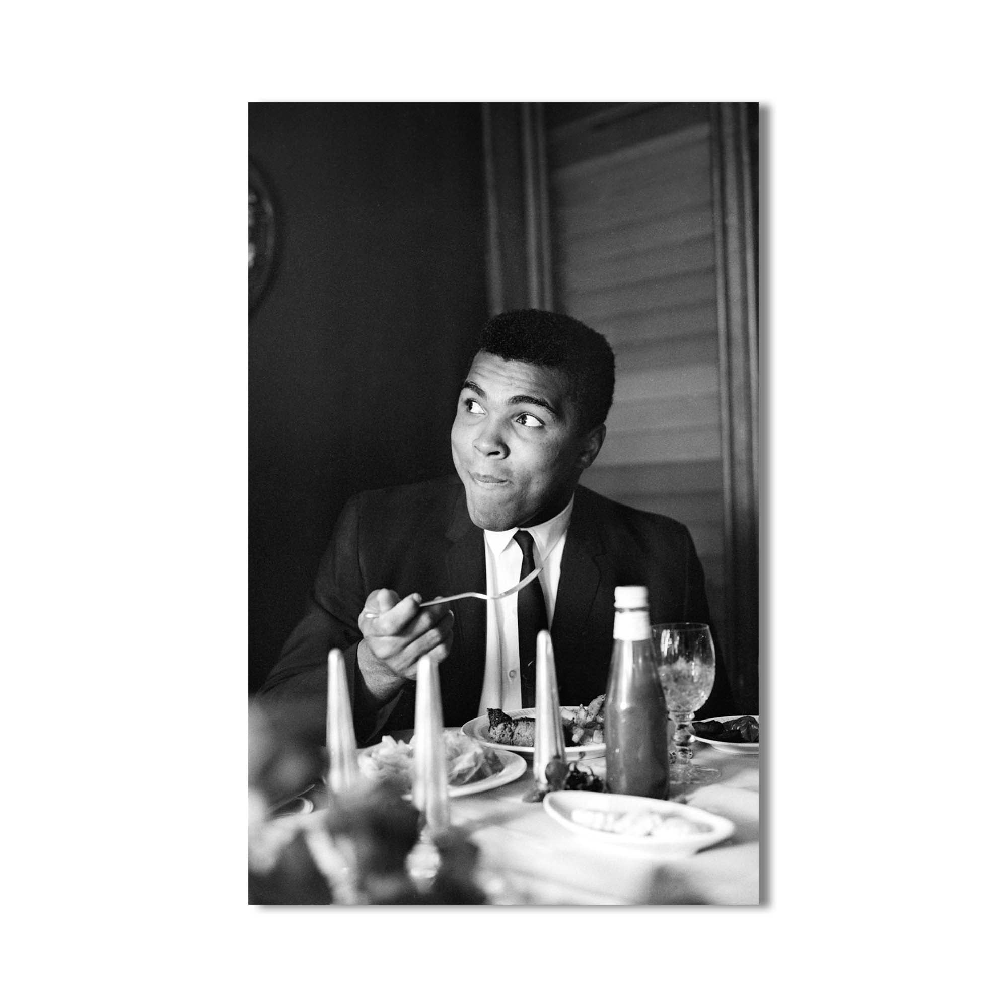 Muhammad Ali Themed Dinner Plate Set - Premium Ceramic Plates for Boxing Fans, Collectors & Home Decor | Perfect for Sports-Themed Parties, Memorabilia Displays & Gift Giving