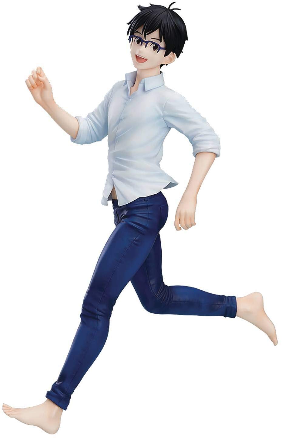 Orange Rouge Yuri!!! On Ice: Yuri Katsuki 1:8 Scale PVC Anime Figure - Perfect for Collectors, Display, and Anime Fans