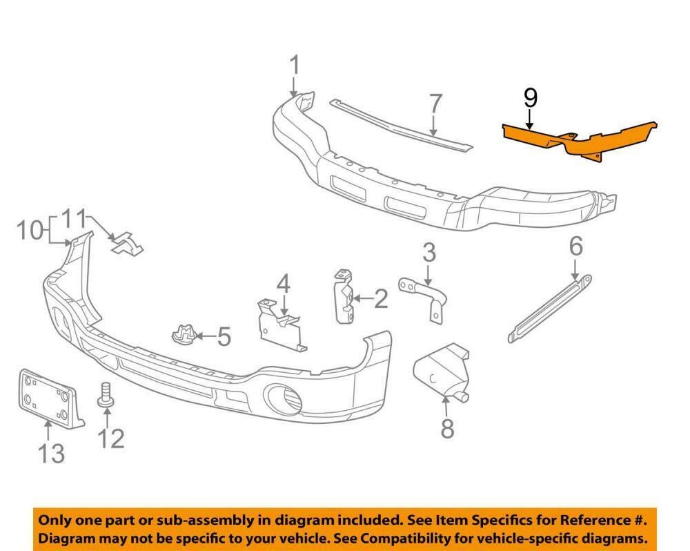 Genuine GM 15102066 Front Right Bumper Filler Replacement - Perfect for Chevy, GMC Trucks & SUVs | Durable Fit for Daily Driving, Off-Road & Auto Repair