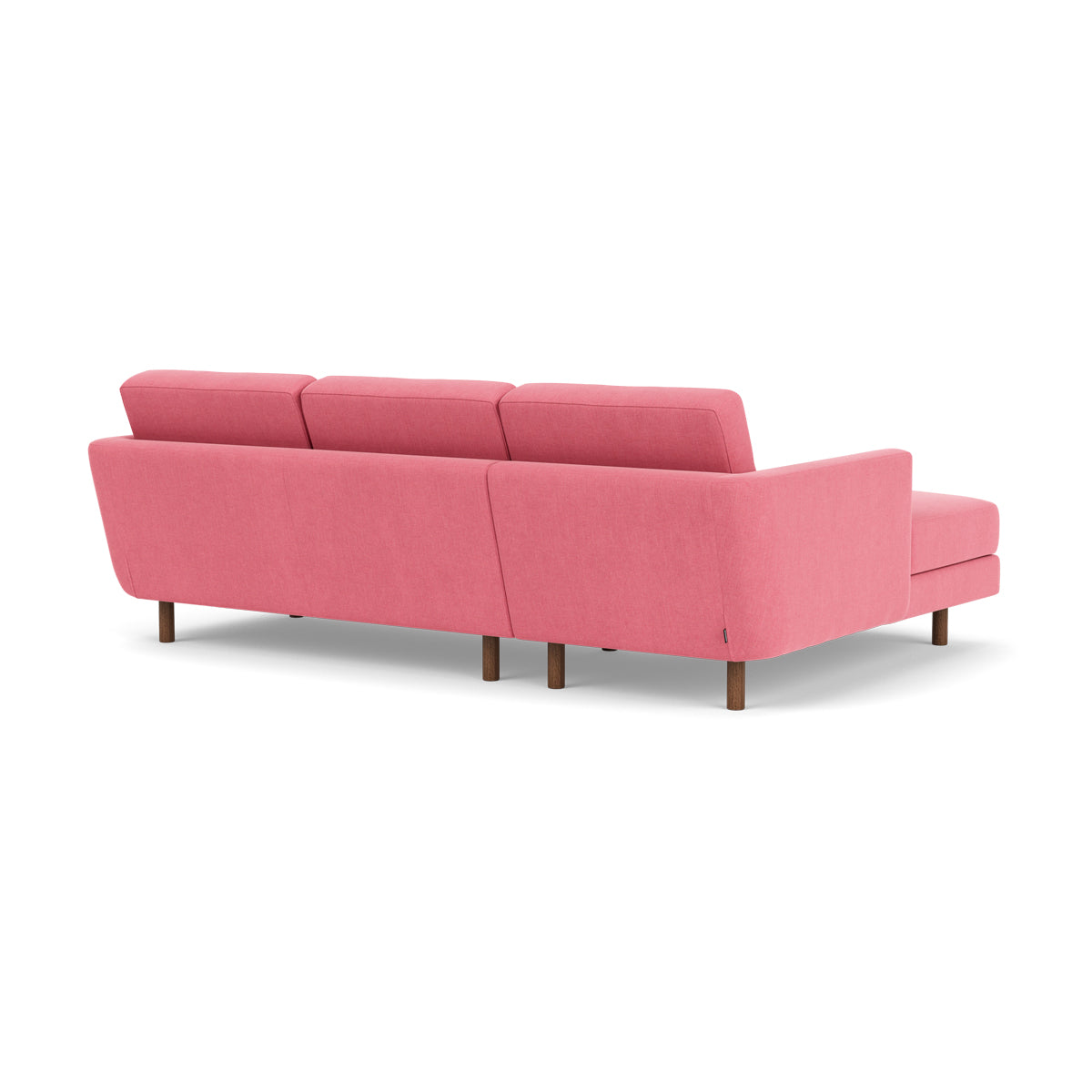 Conrad Fabric Left Chaise Sofa - Modern L-Shaped Sectional Couch with Reversible Chaise Lounge for Living Room, Apartment & Home Theater Comfortable Seating
