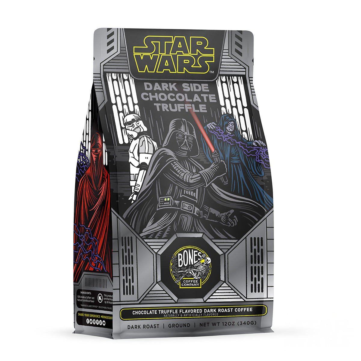 Premium Dark Side Chocolate Truffles - 12oz Gourmet Belgian Chocolate Gift Box | Perfect for Valentine's Day, Birthday Gifts & Corporate Events