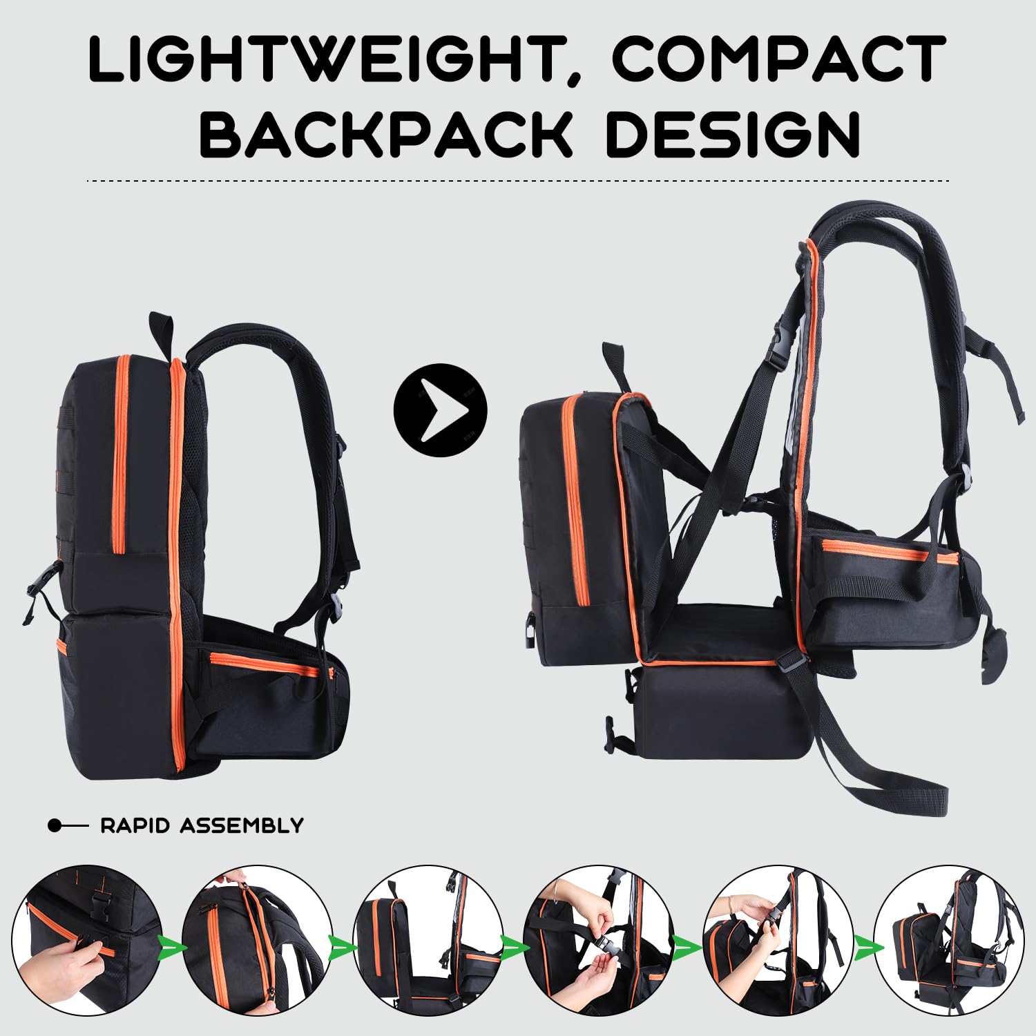 Best Baby Hiking Backpack Carrier - Adjustable & Lightweight Toddler Carrier with Waist Belt - Spacious Child Carrier for Outdoor Adventures, Hiking, Travel & Family Outings