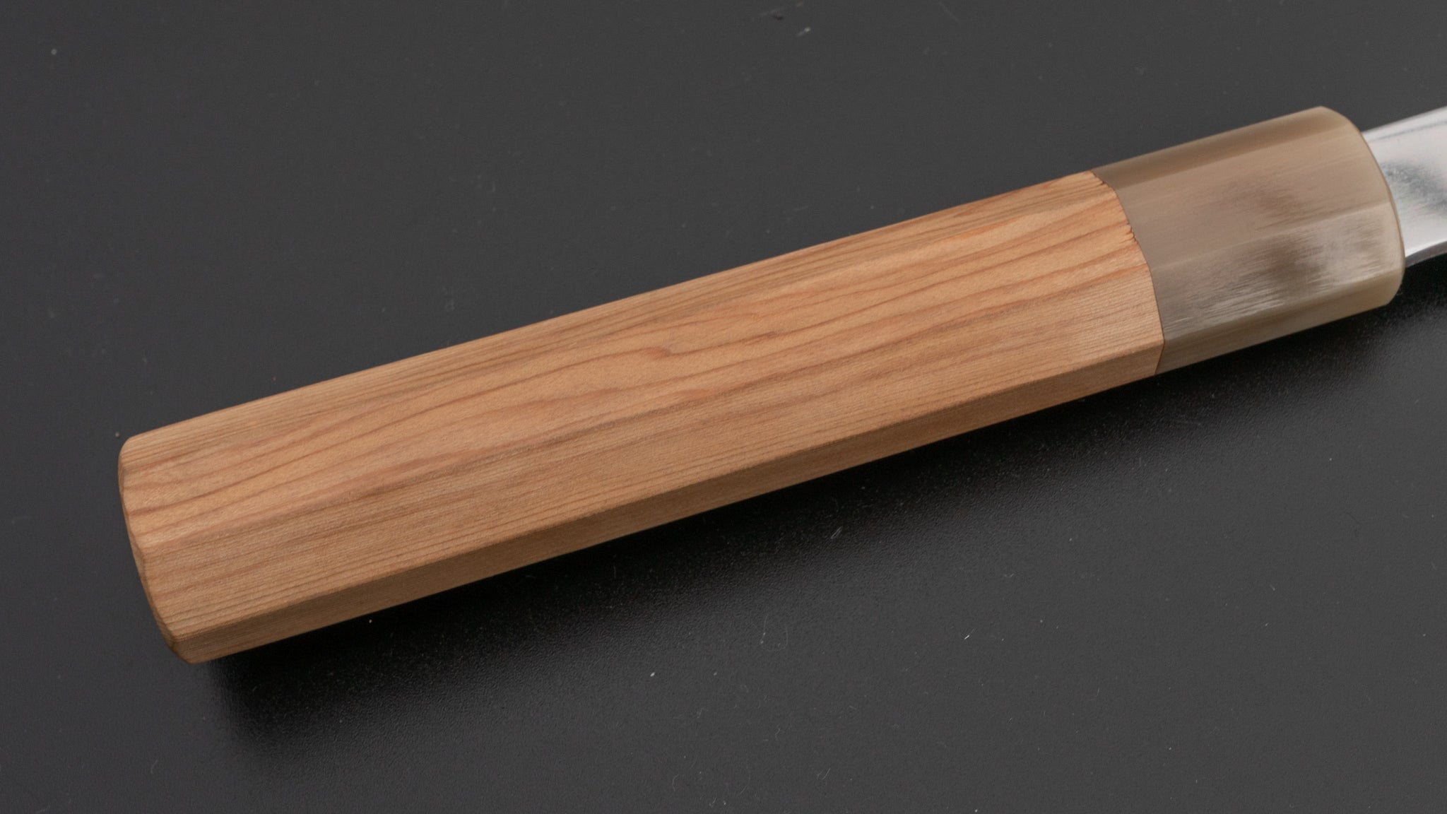 Hitohira Togashi White #1 Gyuto 210mm Japanese Chef Knife - Yakusugi Cedar Handle, Mirror Polished - Perfect for Sushi, Meat Slicing & Professional Kitchen Use