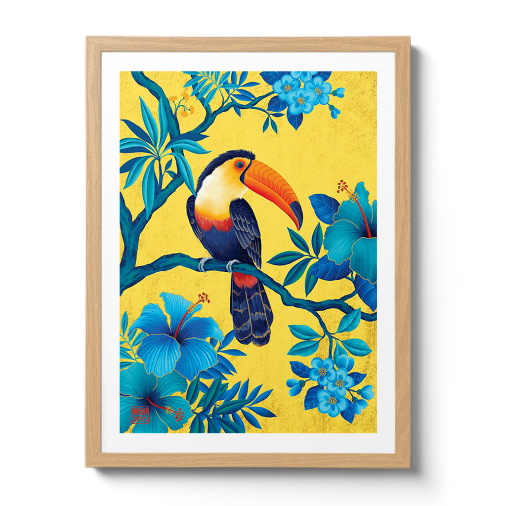 Toucan Bird Figurine - Handcrafted Home Decor, Unique Gift for Bird Lovers | Perfect for Living Room Shelf, Office Desk & Garden Decor