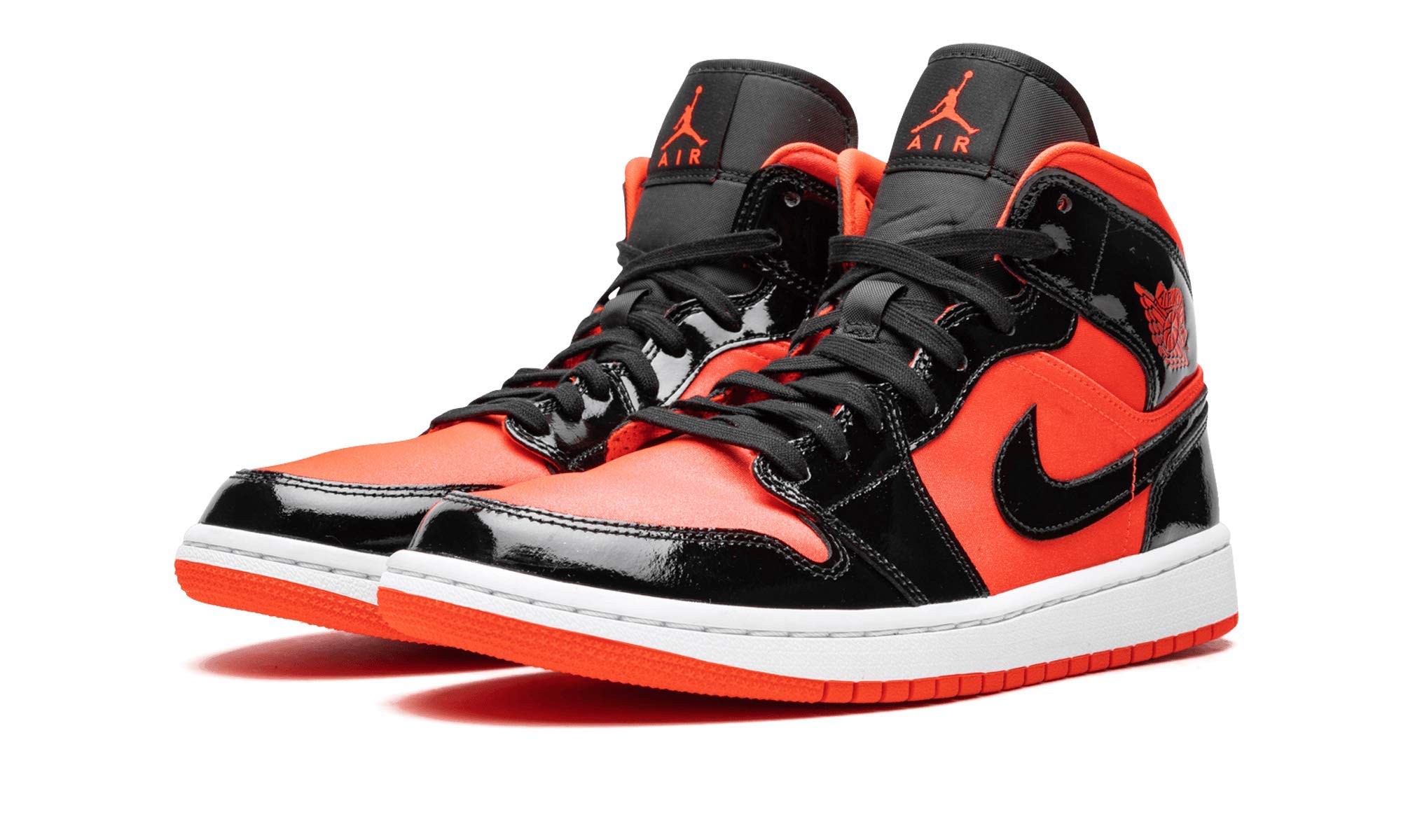 Women's Air Jordan 1 Mid Hot Punch Basketball Shoes - Stylish Sneakers for Casual Wear, Gym & Street Fashion