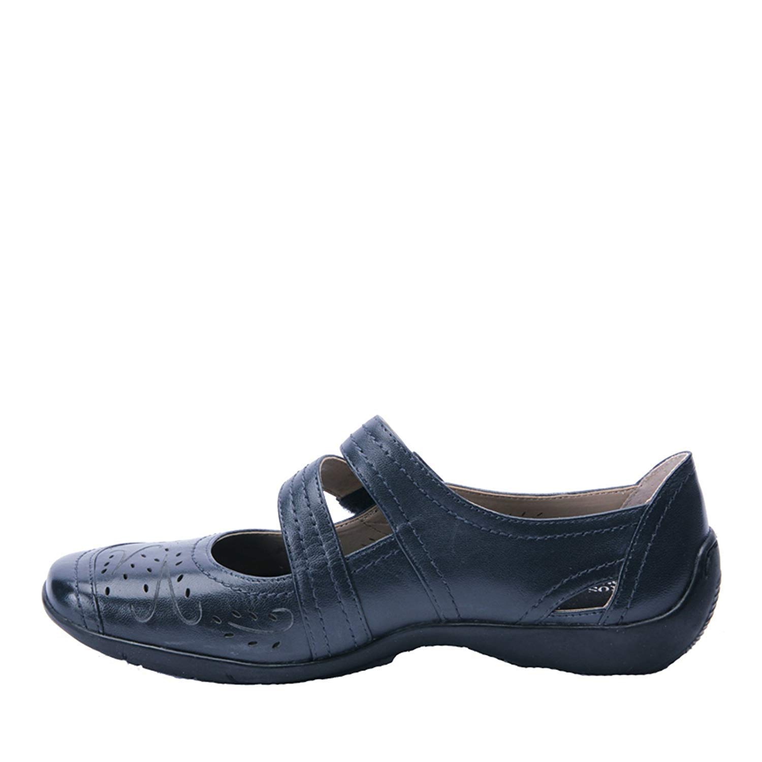Ros Hommerson Chelsea 62005 Women's Casual Shoes - Genuine Leather Slip-On with Velcro Strap for Comfort & Style | Perfect for Walking, Office Wear & Everyday Outfits
