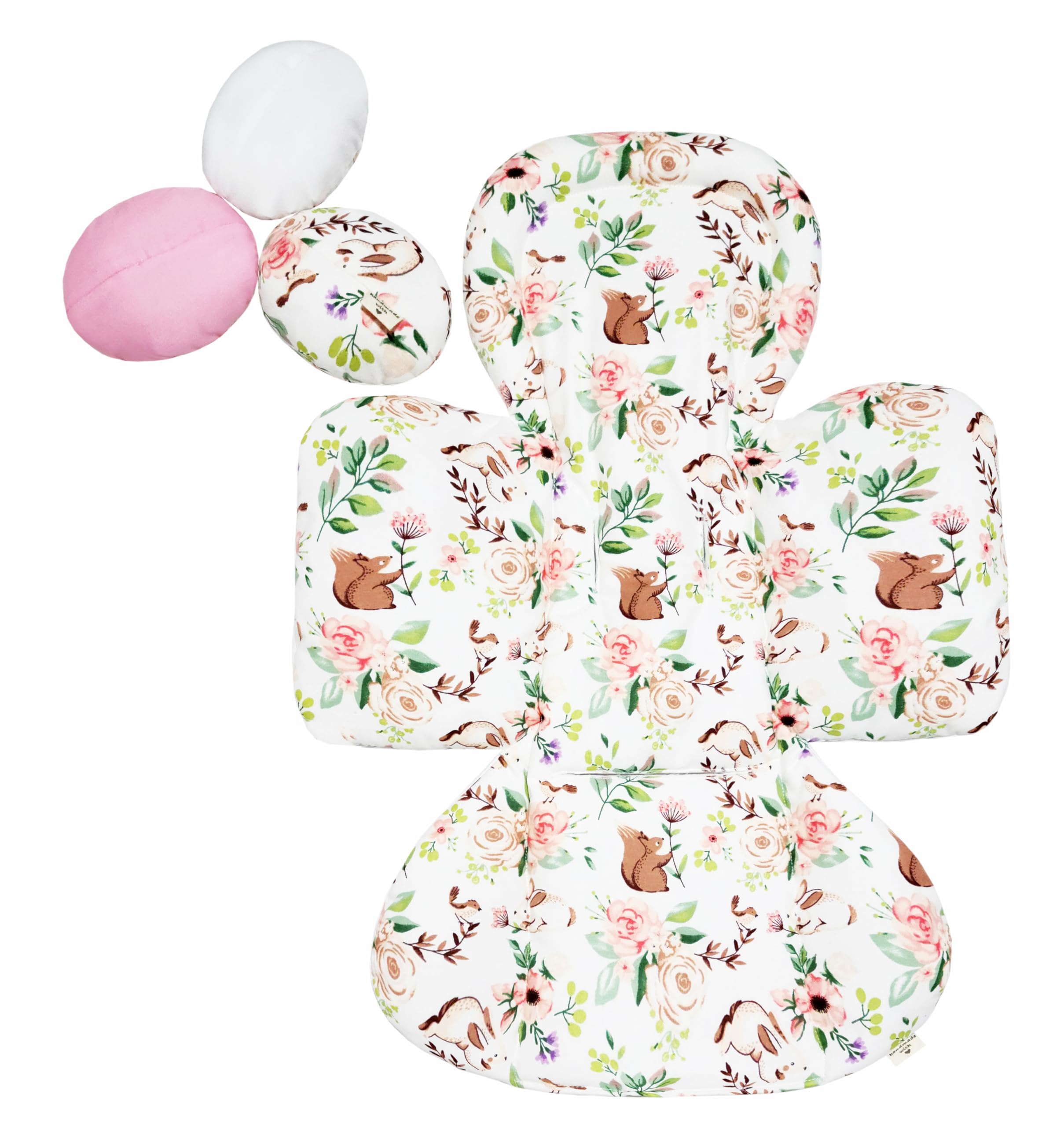**4moms Mamaroo Insert for Newborn - Handmade Replacement Toy Balls & Liner for Mamaroo Swing (Pre-2022 Model, 3-Point Belt System) – Perfect for Soothing & Comforting Babies**