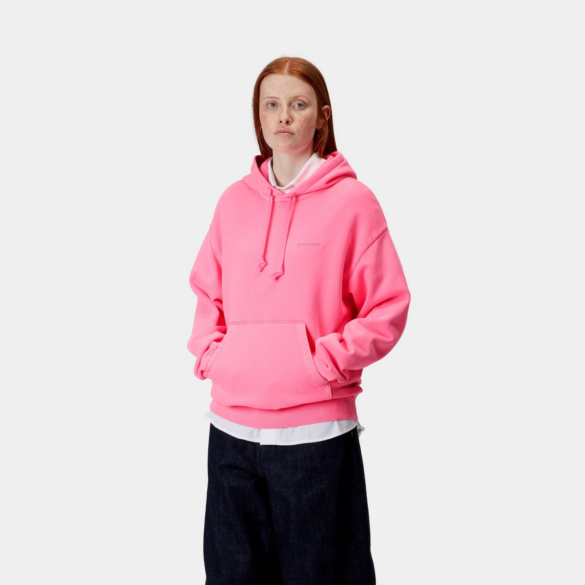 Luminous Pink Hooded Sweatshirt for Women - Reflective & Cozy Pullover for Running, Jogging, and Nighttime Outdoor Activities