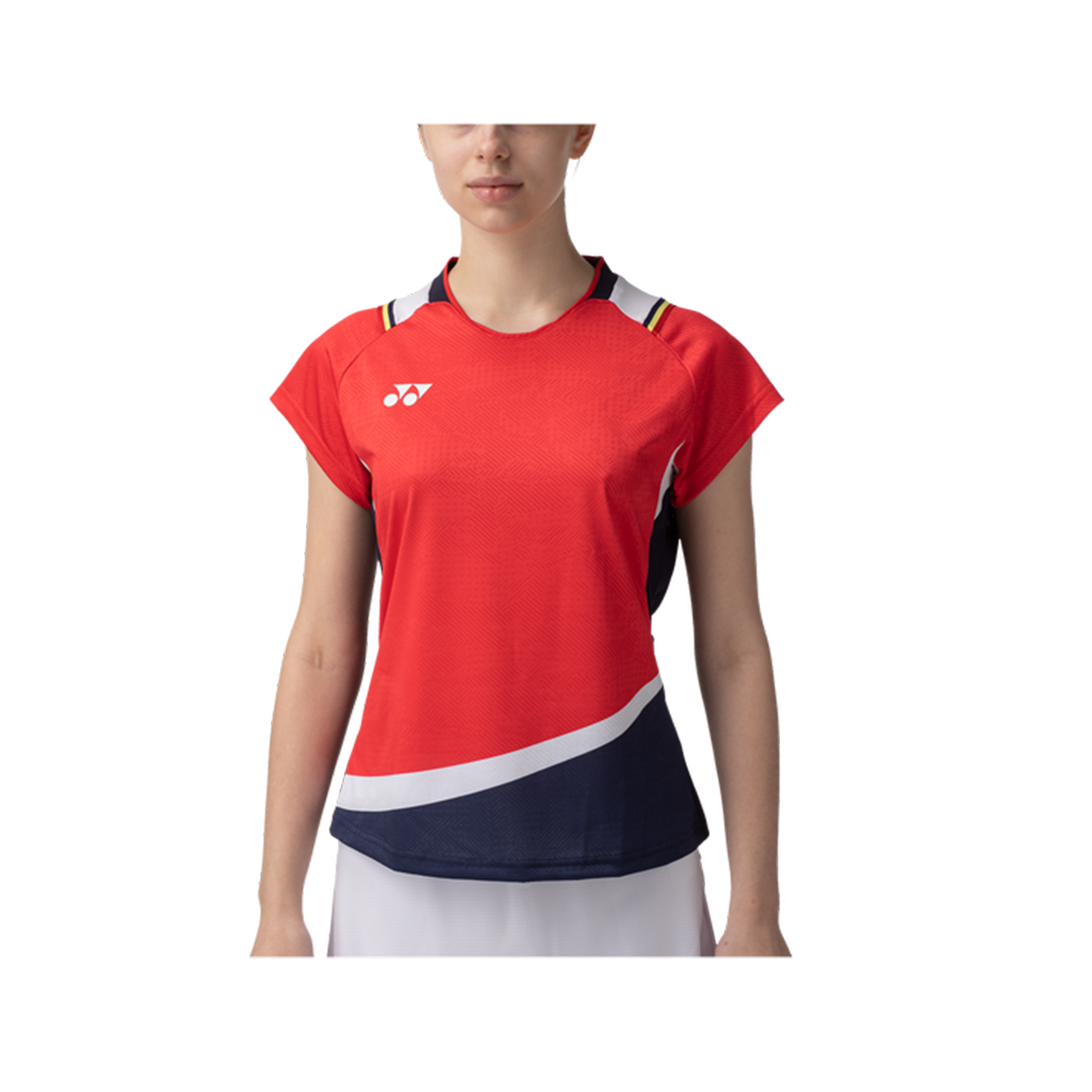 Yonex Premium Badminton Sports Shirt 20685 - Women's Ruby Red Performance Top for Tennis, Squash & Gym Workouts | Breathable & Comfortable Activewear