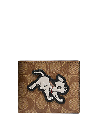 Coach Disney X 3-in-1 Wallet in Signature Canvas With Dalmatian Print - Stylish Crossbody Phone Wallet for Women | Perfect for Travel, Shopping & Everyday Use