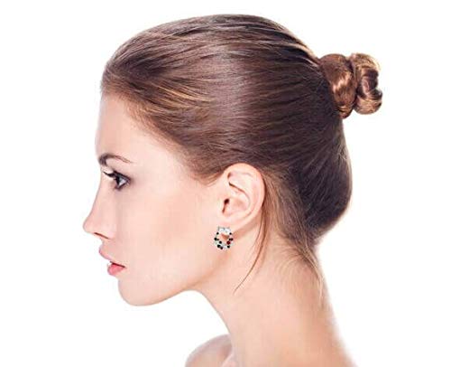 Sparkling Christmas Jewelry Set - Crystal Earrings & Pendant for Women - Holiday Party Gift