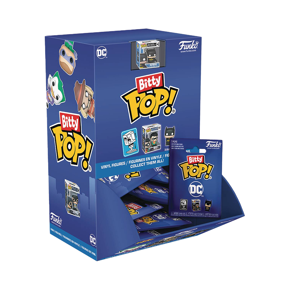 Bitty Pop DC Vinyl Figure - Batman, Superman & Wonder Woman Collectible Toys for Kids & Adults - Perfect for Home Decor, Office Display & Gifts