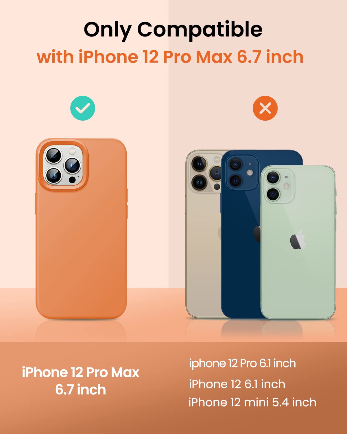 OuXul iPhone 12 Pro Max Case (2020 6.7