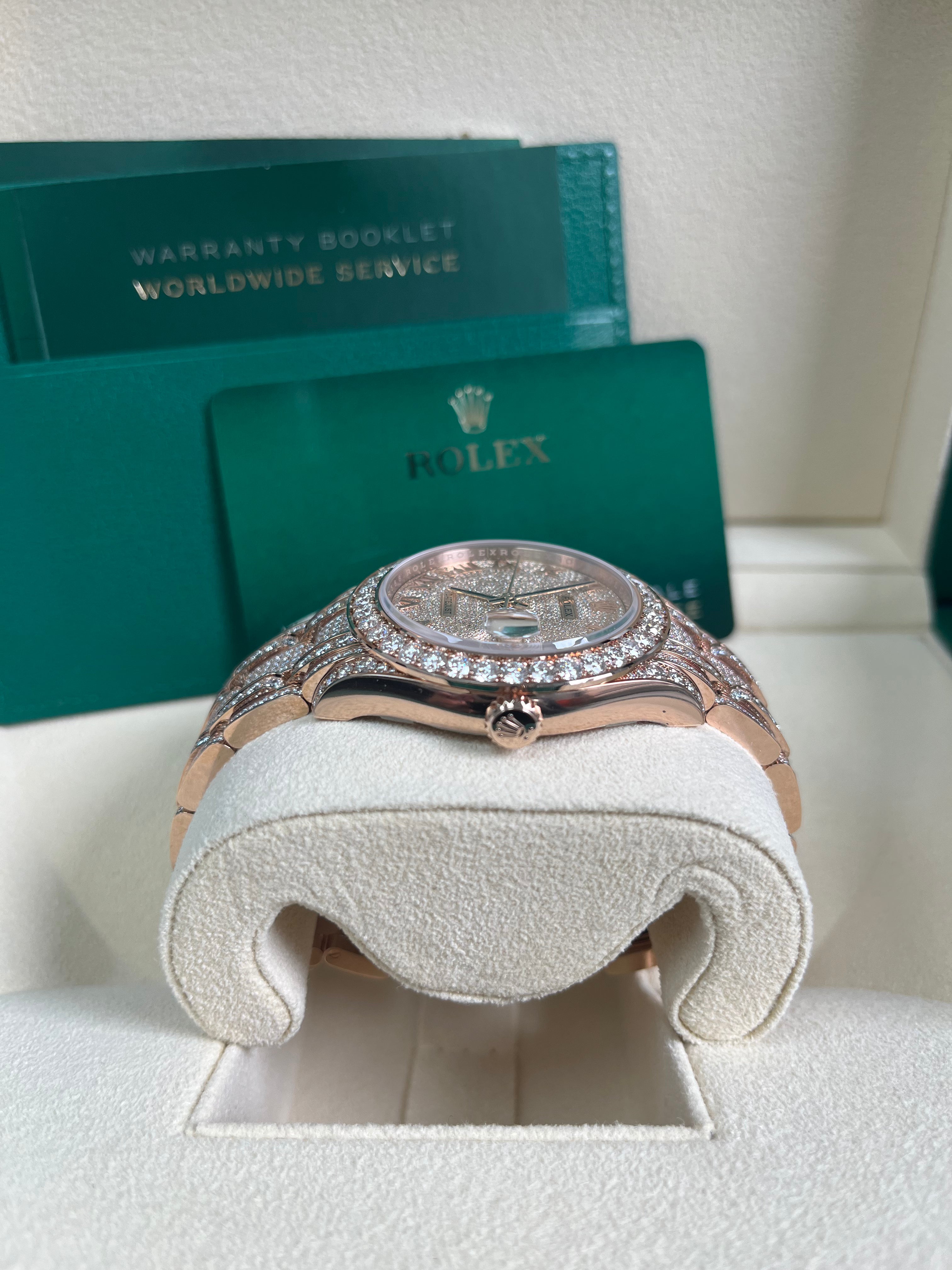 Luxury Rolex Pearlmaster 39mm Everose Gold Watch with Diamond Dial & Bezel - Diamond-Set Pearlmaster Bracelet (Ref. 86405RBR) | Perfect for Special Occasions, Gifts & Luxury Collections