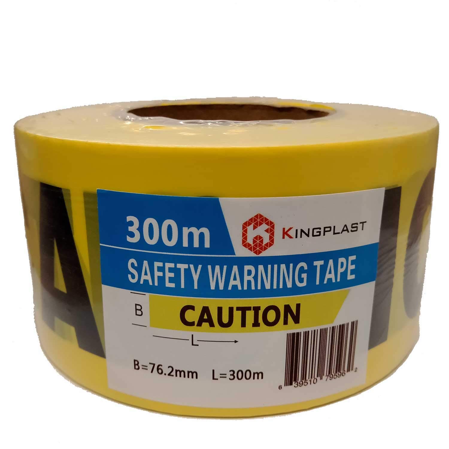 3 Inch x 1000 Feet Yellow Caution Warning Tape - Non-Adhesive Barricade Tape for Police, Crime Scenes & Construction Safety | Heavy Duty Hazard Tape for Crowd Control, Danger Zones & Work Area Marking