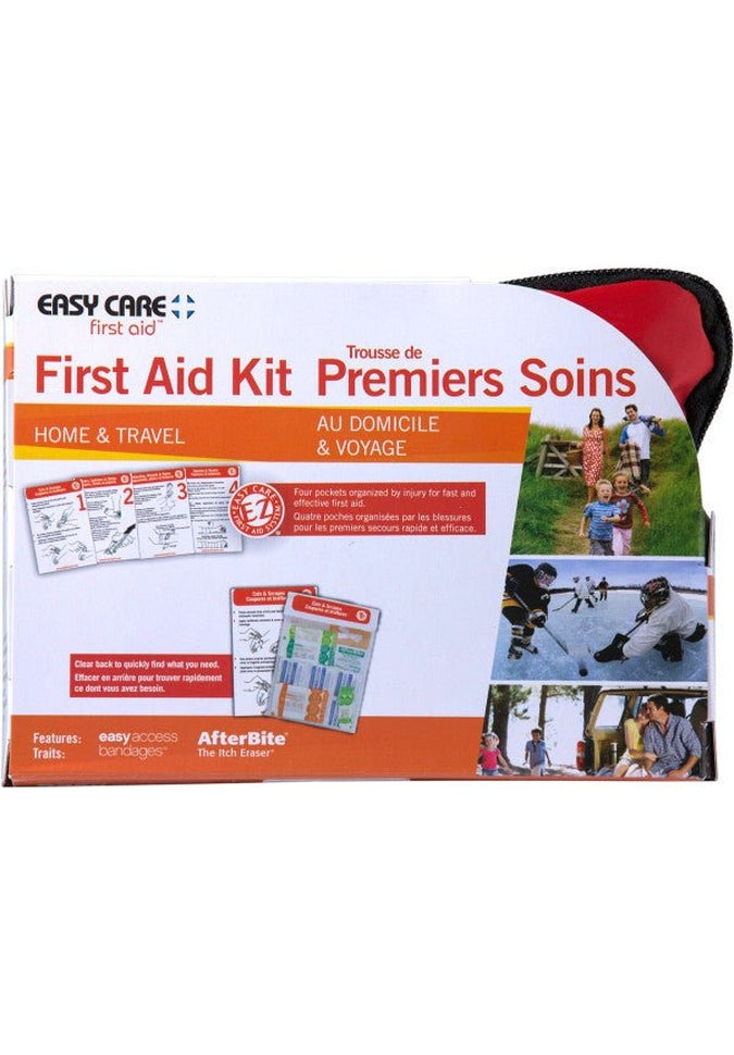 Easy Care® First Aid Kit for Home, Travel & Emergency - Compact Medical Supplies for Cuts, Burns & Injuries | Perfect for Camping, Hiking & Car Safety