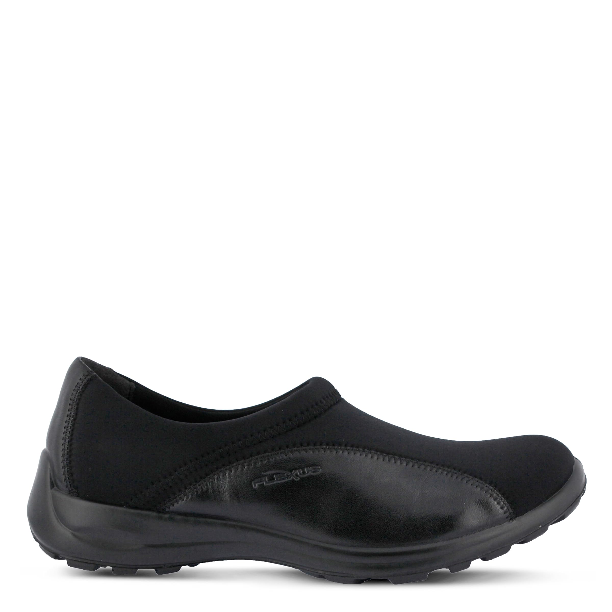 Flexus Spring Step Willow Women's Flat Shoes - Comfortable Leather & Lycra Slip-On Loafers for Work, Travel & Everyday Wear | Casual Office Shoes for Women