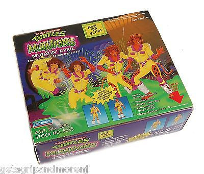 APRIL TMNT Teenage Mutant Ninja Turtles Action Figure Set - Unopened Collectible Toys for Kids & Adults - Perfect for Display, Gifts, and TMNT Fans Collection