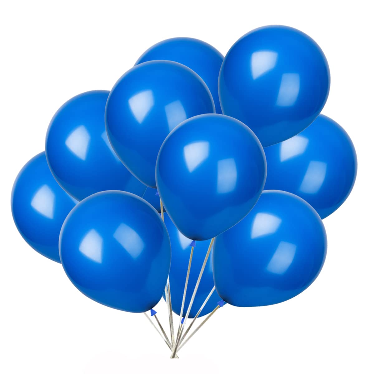 50 Pack 12 Inch Blue Latex Balloons for Wedding, Birthday, Baby Shower & Christmas Party Decorations - Perfect for Indoor/Outdoor Events, Photo Backdrops & Party Centerpieces