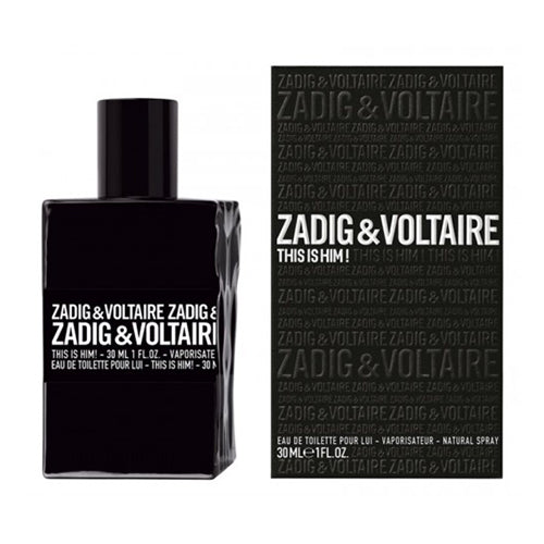 Zadig & Voltaire This Is Him 30ml Eau de Toilette for Men - Fresh Woody Fragrance for Day & Night Wear, Office & Date Night