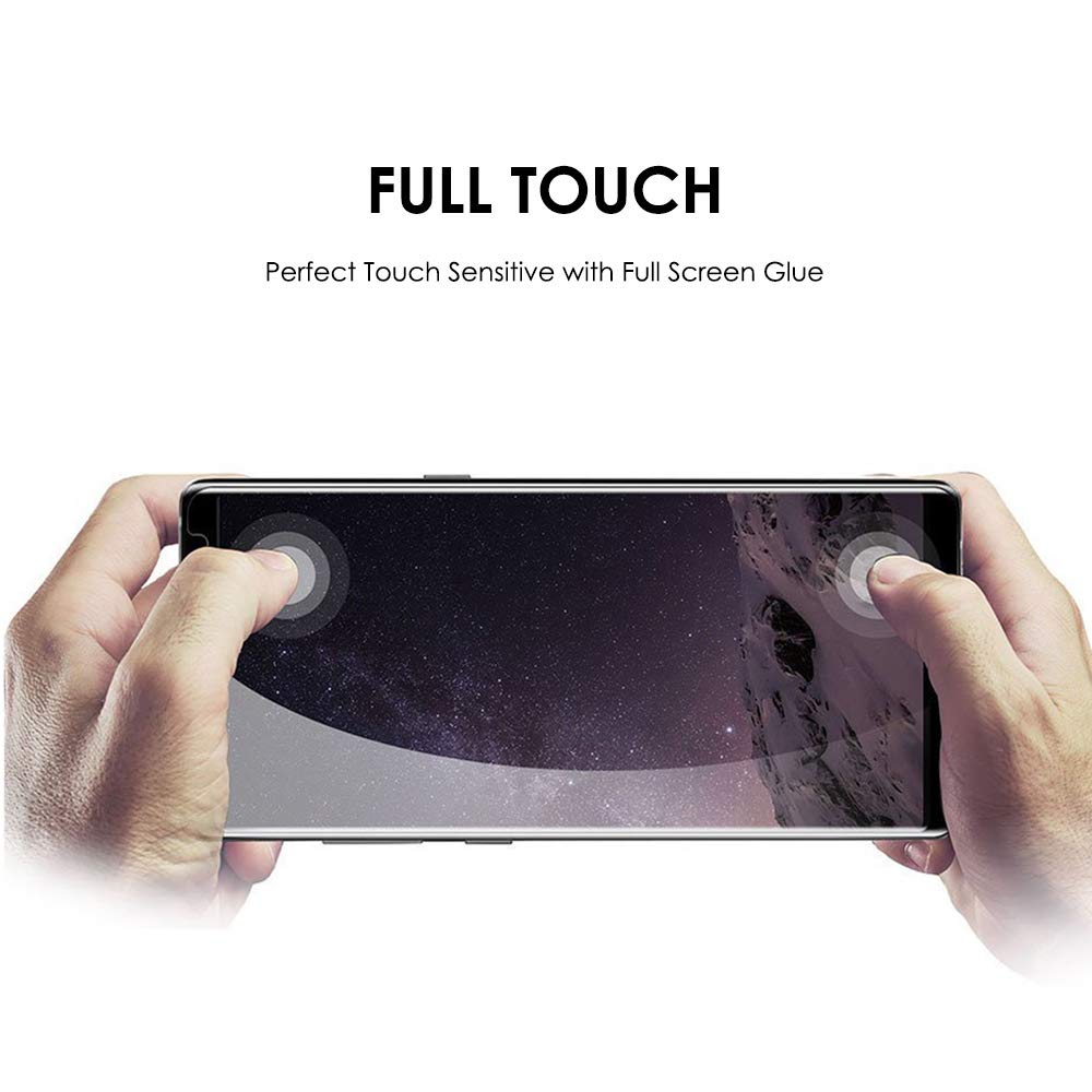 Galaxy Note 8 Privacy Screen Protector - Tempered Glass Full Coverage, Anti-Spy & Scratch Resistant, Edge-to-Edge Protection with Sensitive Touch (Perfect for Office Privacy & Personal Security)