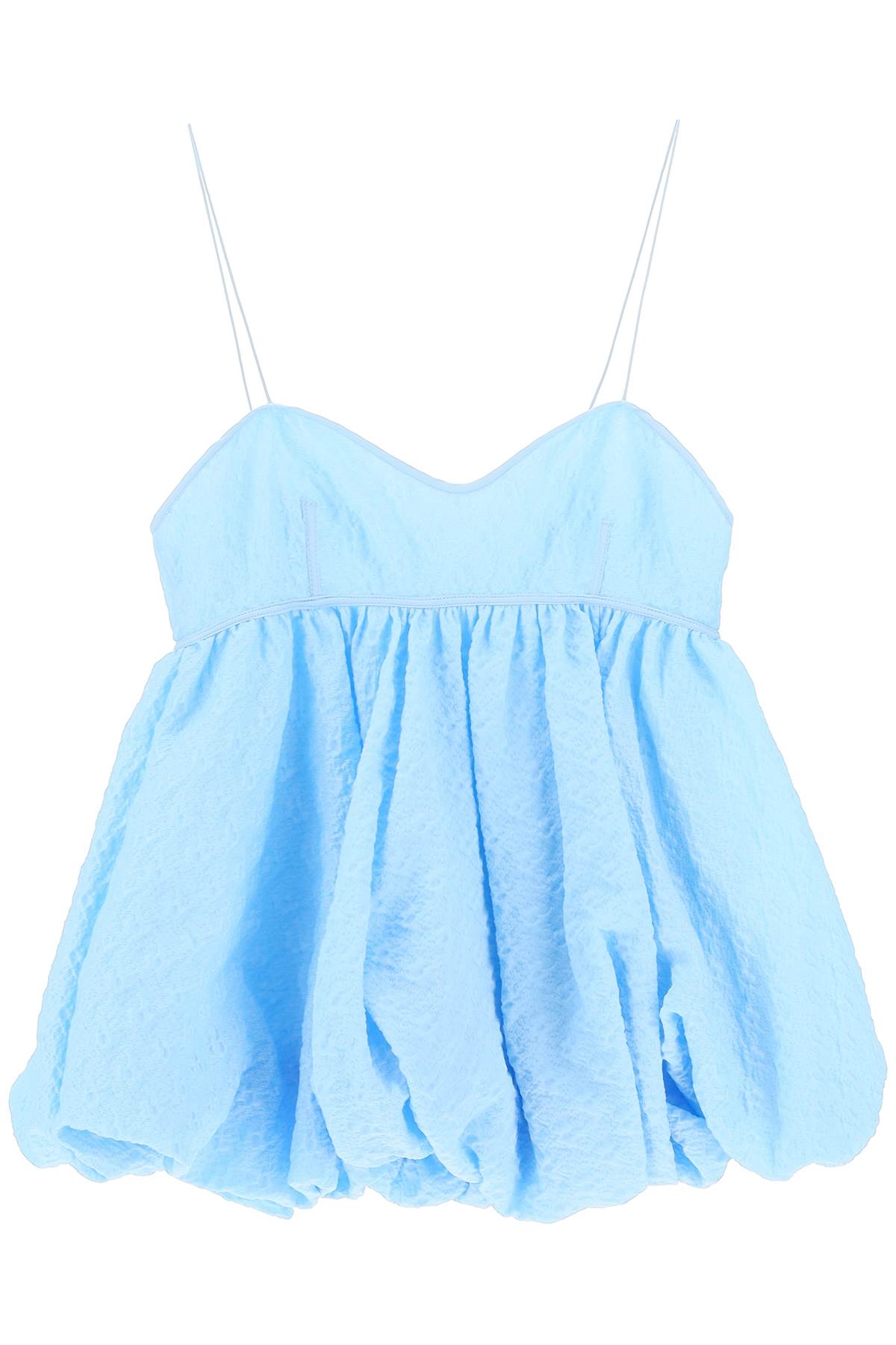 Cecilie Bahnsen Shea Top with Bolsillo Matelasse Detail - Elegant Women's Blouse for Casual & Special Occasions