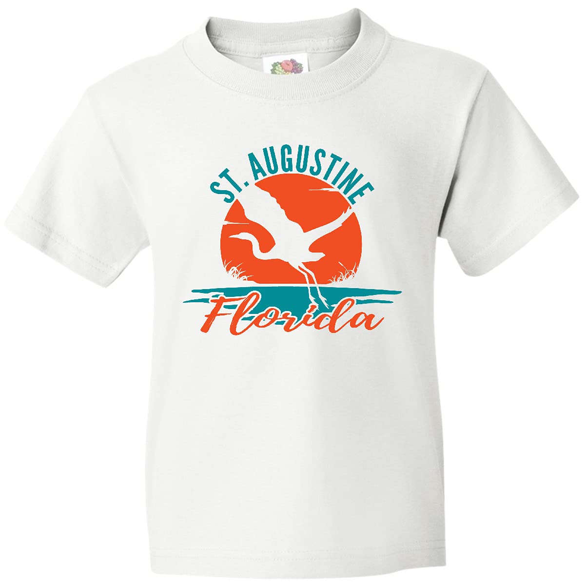 Inktastic St. Augustine Florida Vacation Trip Youth T-Shirt - Comfortable Kids Travel Tee for Beach Trips & Family Vacations