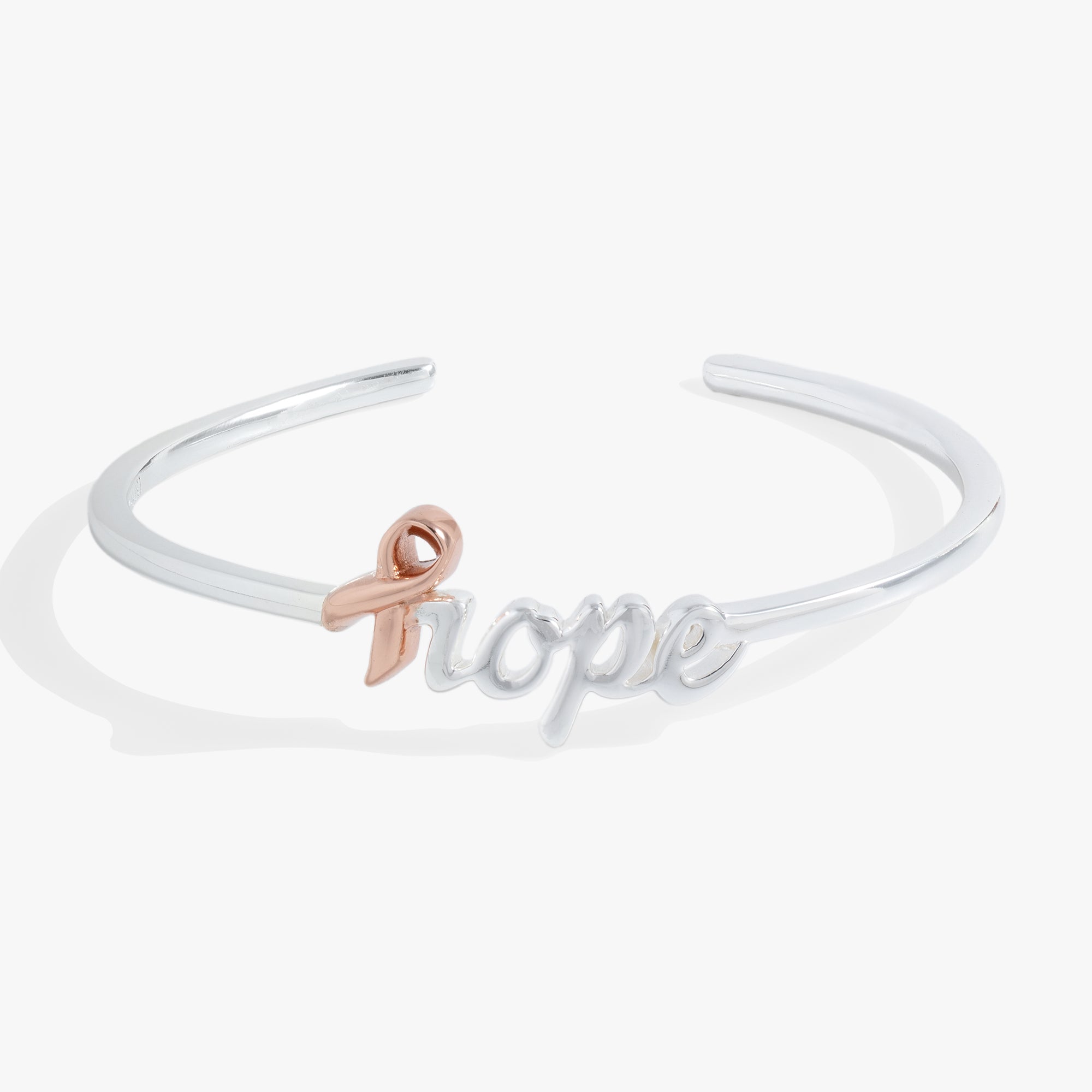 Breast Cancer Awareness Hope Cuff Bracelet - Inspirational Support Gift for Survivors & Fighters - Perfect for Fundraisers, Awareness Events & Daily Encouragement