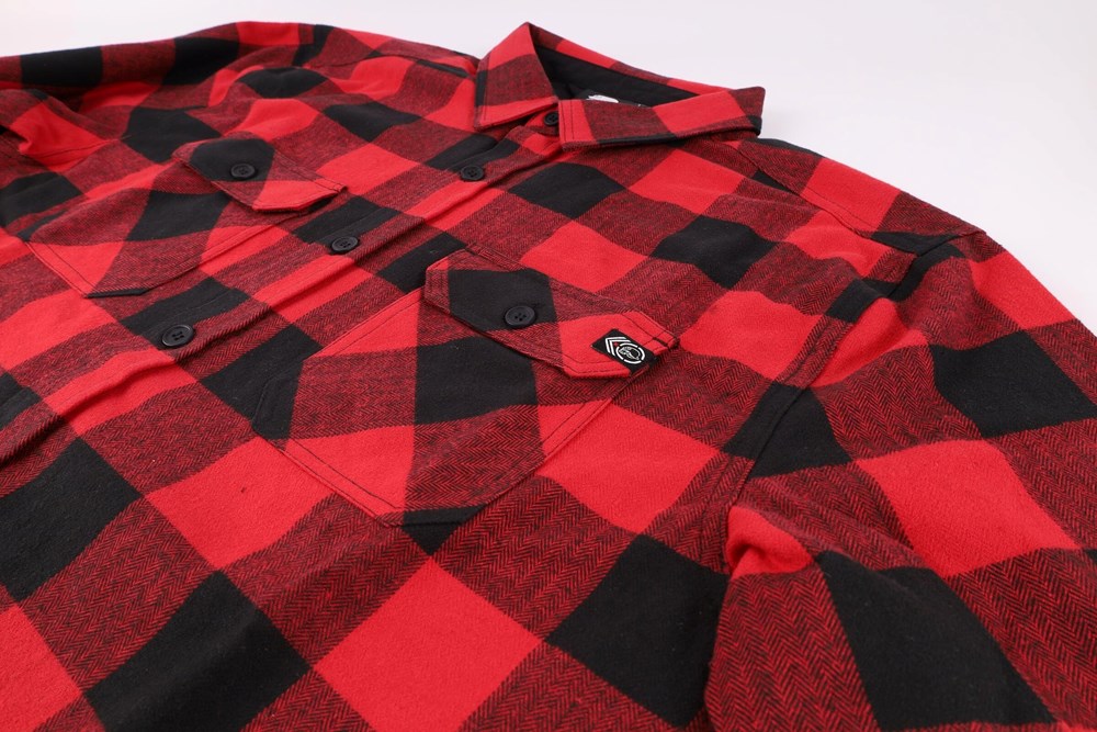 Metal Mulisha Jacked Flannel Shirt - Men's Distressed Checkered Plaid Shirt for Casual Wear, Street Style & Outdoor Adventures