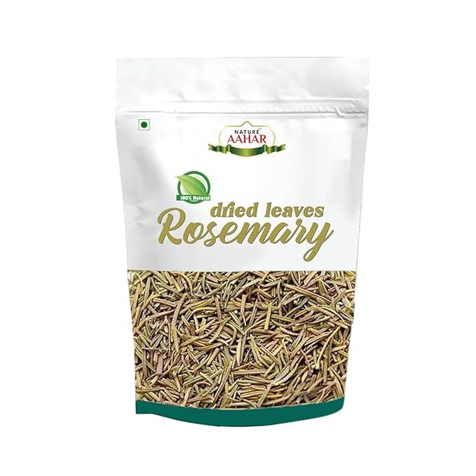 Pure Rosemary Essential Oil & Dried Rosemary Leaves Combo (15ml Oil + 100g Leaves) for Hair Growth, Skin Care & Aromatherapy | Natural Face Serum, Scalp Treatment & Cooking Ingredient