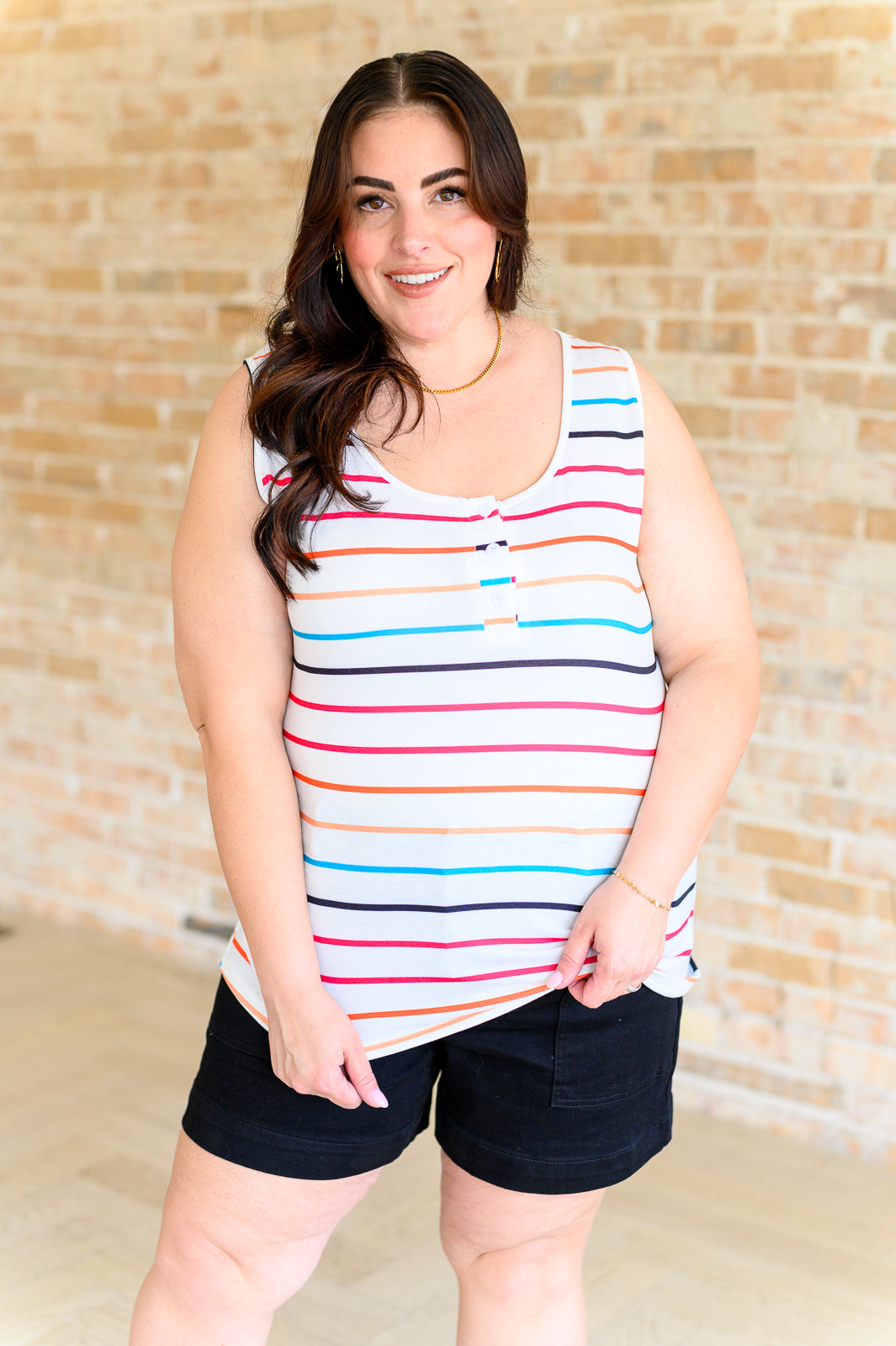 Stylish Colorful Henley Tank Tops for Women - Comfortable & Trendy Summer Casual Wear | Perfect for Beach, Gym, and Everyday Outfits