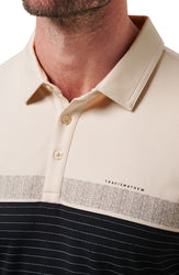 TravisMathew Men's Hang Glide Performance Polo Shirt - Moisture Wicking Golf & Casual Wear for Men