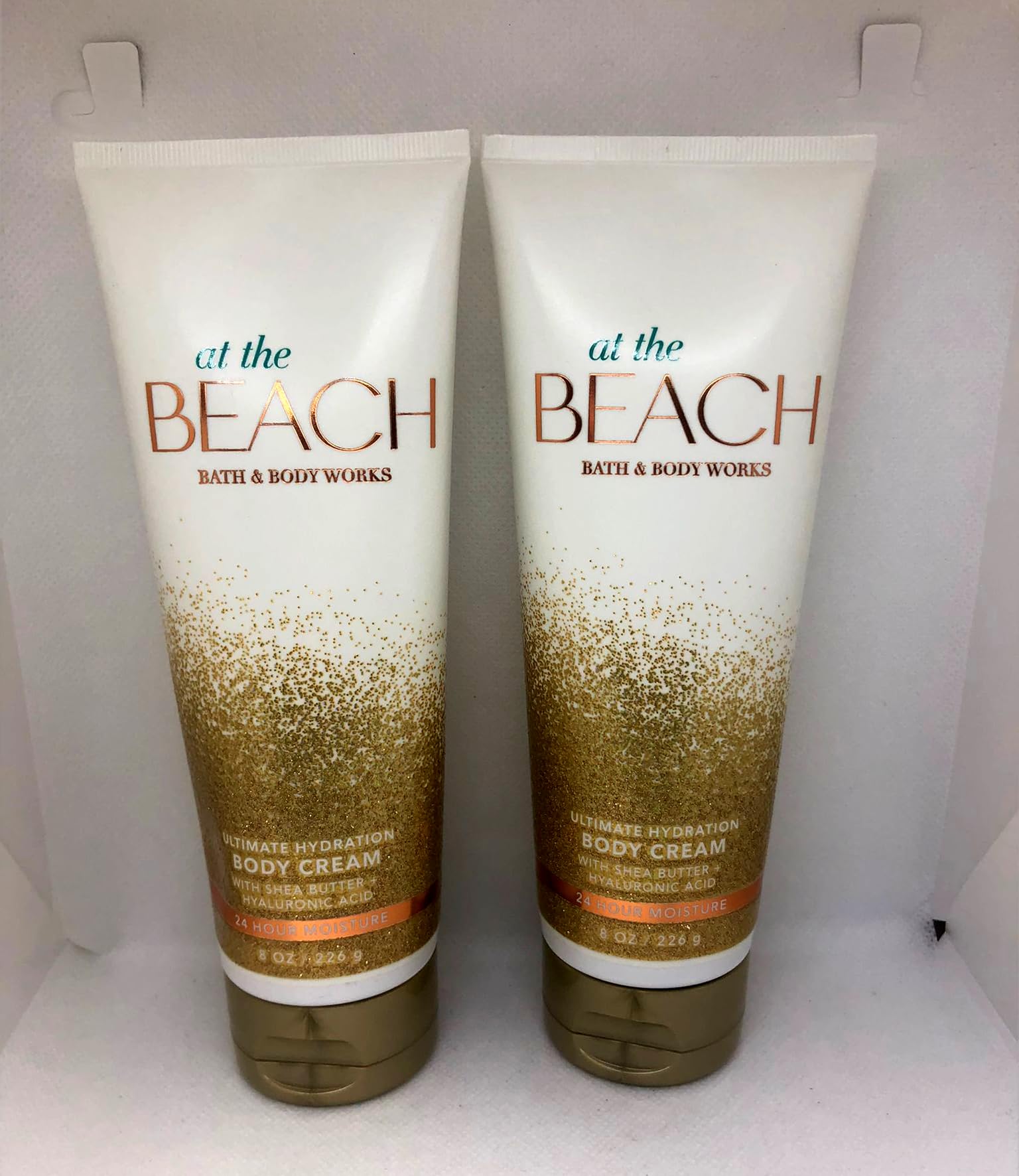 Bath and Body Works At The Beach Ultra Shea Body Cream 2-Pack (8 Oz Each) - Deeply Moisturizing & Nourishing for Soft, Smooth Skin - Perfect for Summer Vacations, Beach Trips & Everyday Hydration