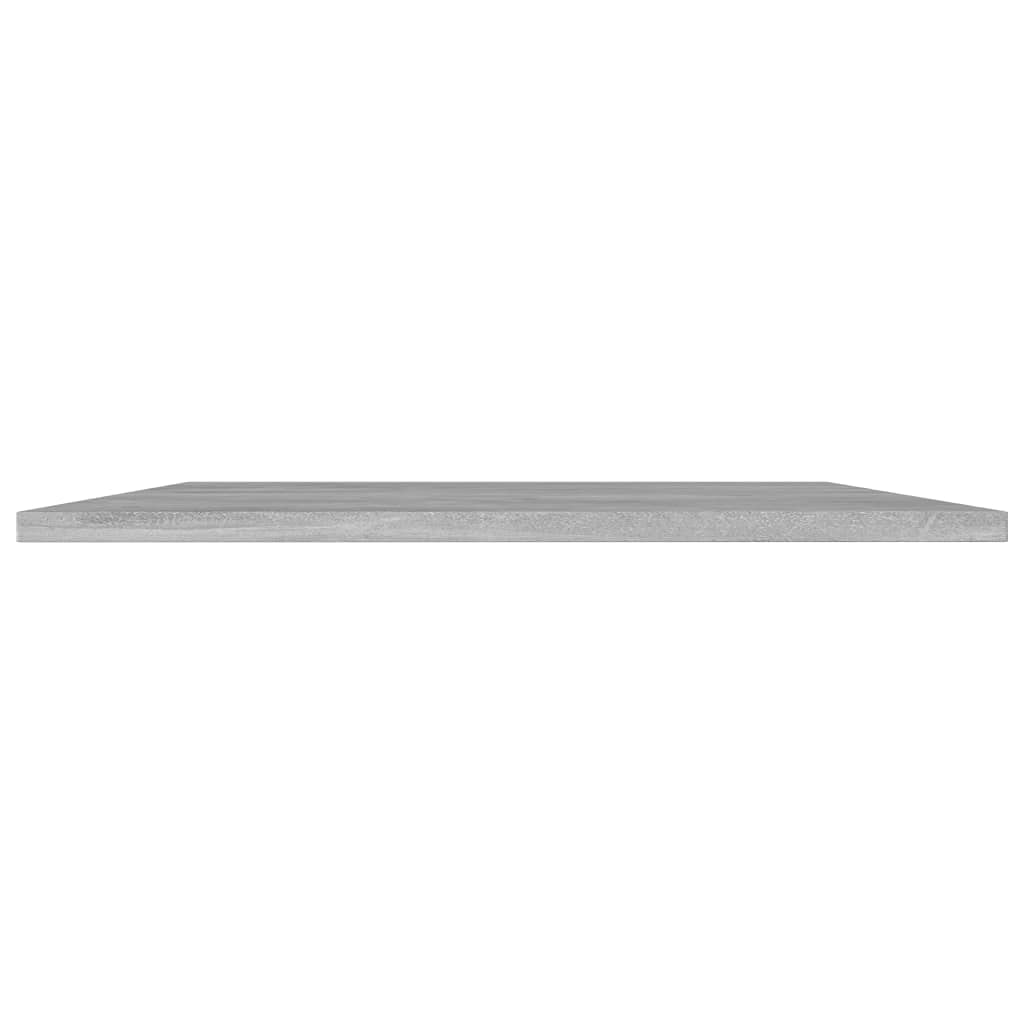 Floating Wall Shelves 4-Pack - Concrete Gray Storage Shelves for Books & Display - 39.4