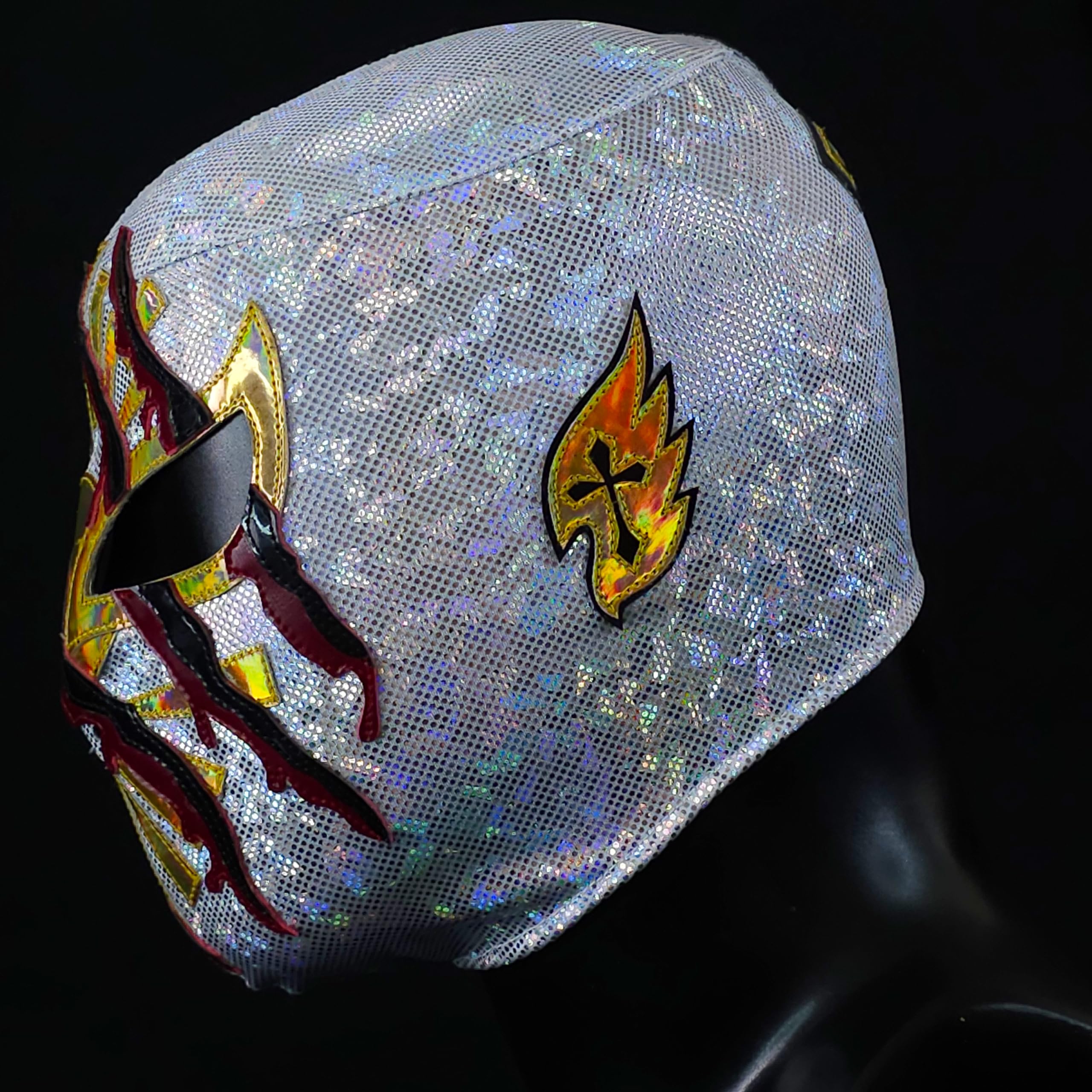Authentic Mistico Luchador Wrestling Mask - Mexican Libre Wrestler Costume for Cosplay, Halloween & Wrestling Events