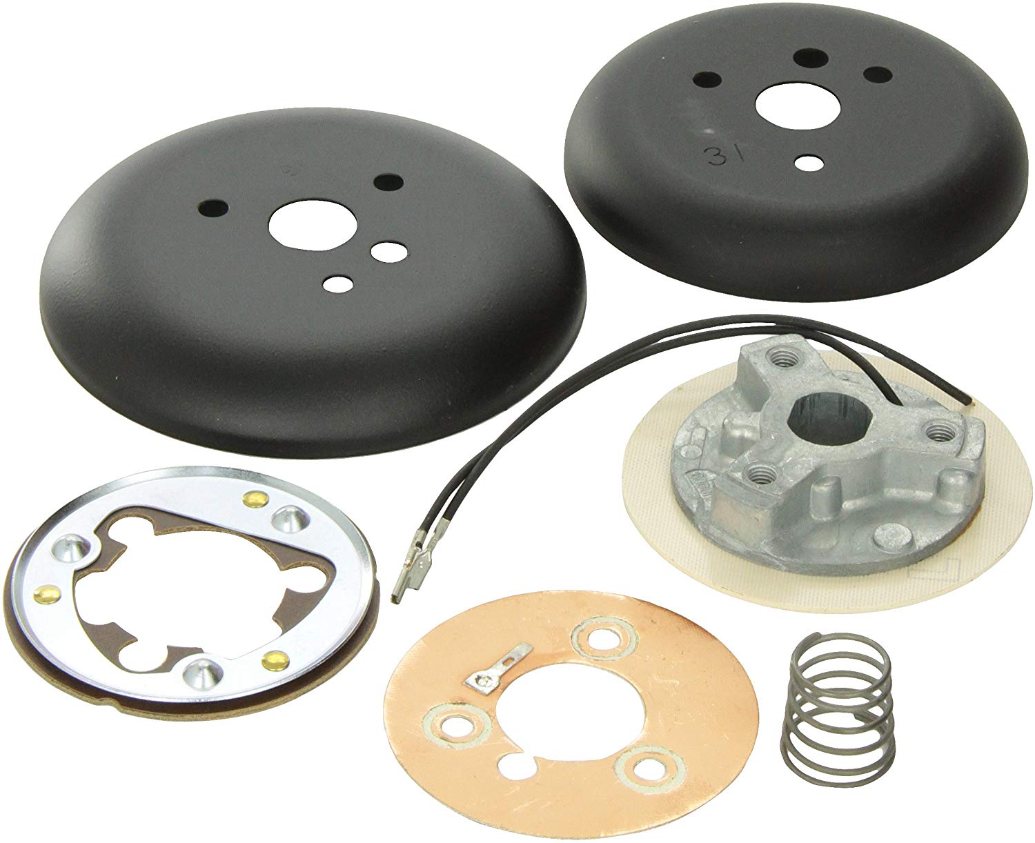 Grant GM Steering Wheel Adapter 3 Bolt with Stock Column (3196) - Universal Fit for Classic GM Cars, Hot Rods & Restorations - Easy Installation for Custom Steering Wheels