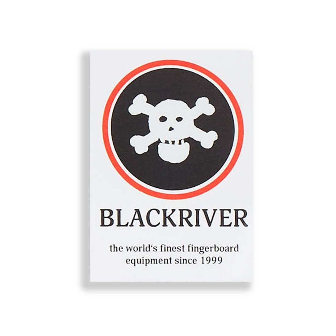Blackriver Classic Sticker - Premium Skateboard Decals for Longboard & Cruiser - Perfect for Customizing Your Deck, Helmet, or Laptop