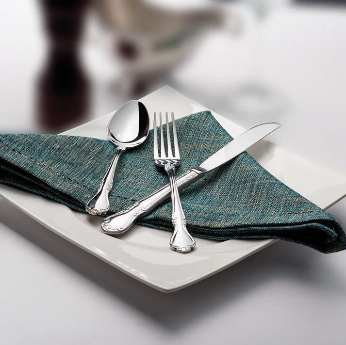 Winco Chantelle Stainless Steel Dinner Knife Set - 0039 08 - Premium Cutlery for Fine Dining, Restaurants & Home Entertaining