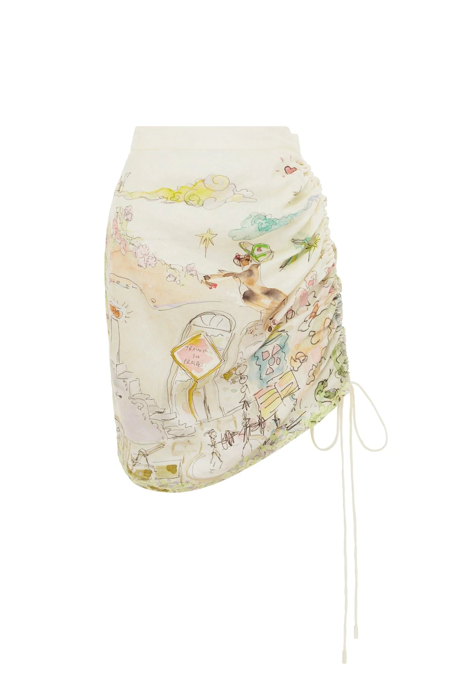 Stylish Anouk Skirt for Women - Trendy Flowy Midi Skirt with Elastic Waist | Perfect for Casual Outings, Office Wear & Summer Vacations