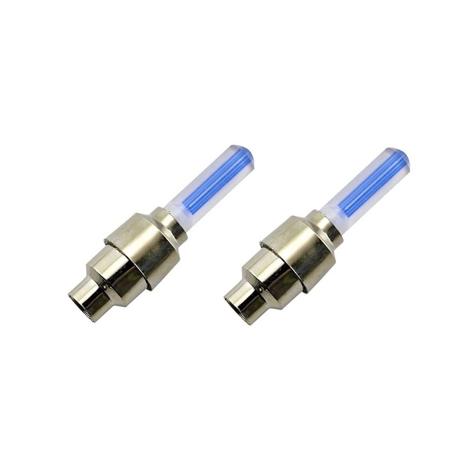 Charella 2-Pack LED Valve Stem Caps for Bike, Car, Motorcycle - Glowing Tire Valve Lights for Night Riding & Safety Accessories - Perfect for Cycling, Night Commuting & Vehicle Customization