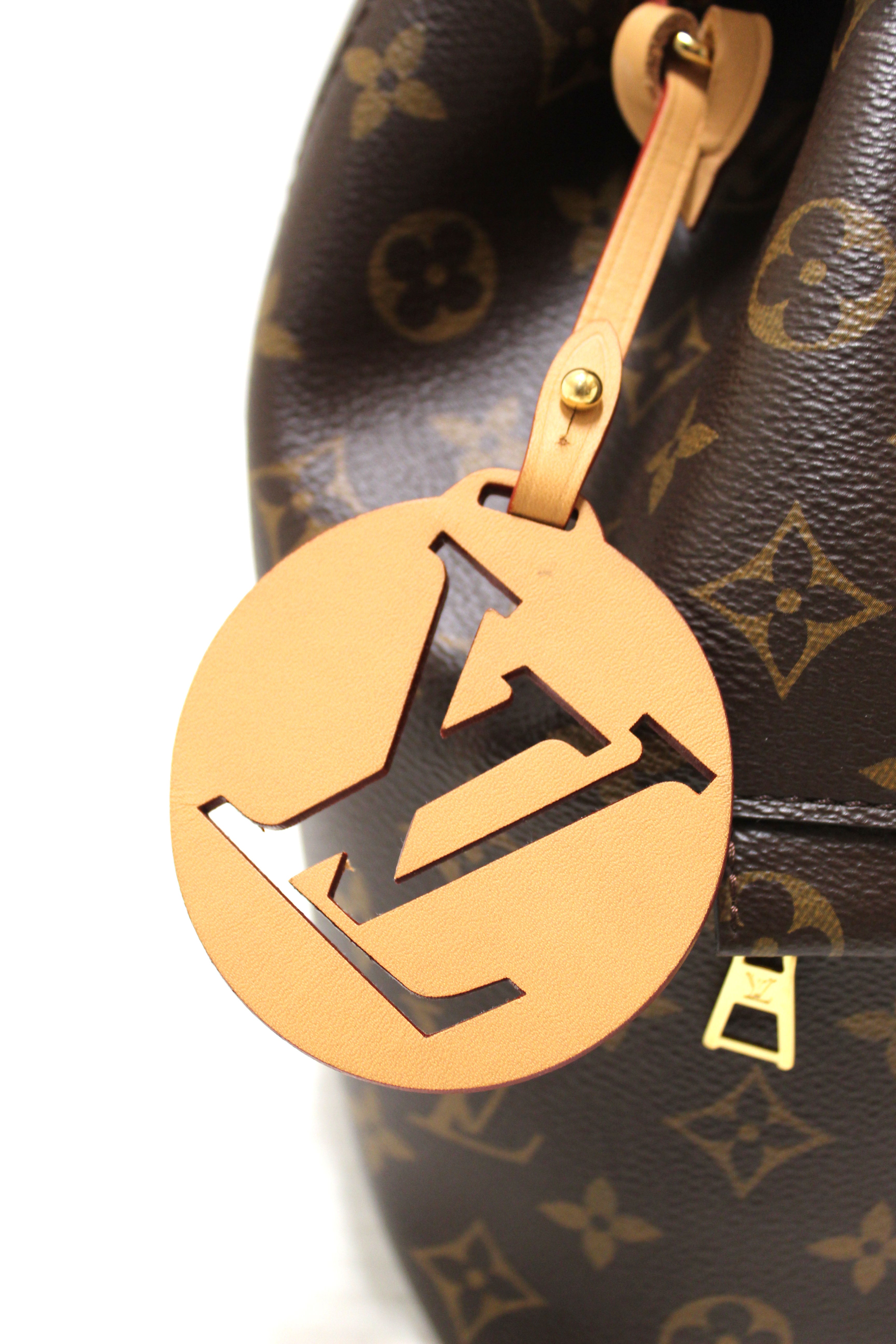 Authentic Louis Vuitton Monogram Canvas Montsouris PM Backpack - Luxury Brown Leather Backpack for Women, Travel & Everyday Use