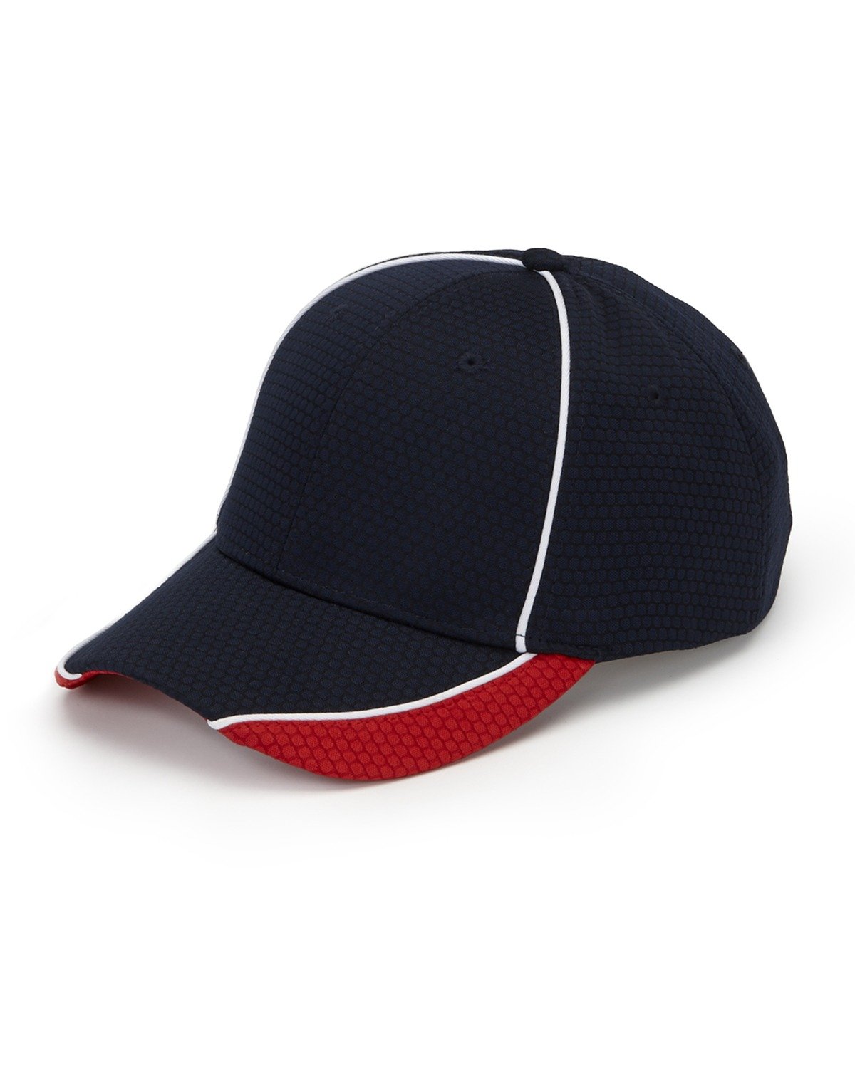 Adams First String Cap - Adjustable Baseball Hat for Men & Women, Navy/Red/White - Perfect for Sports, Outdoor Activities & Casual Wear
