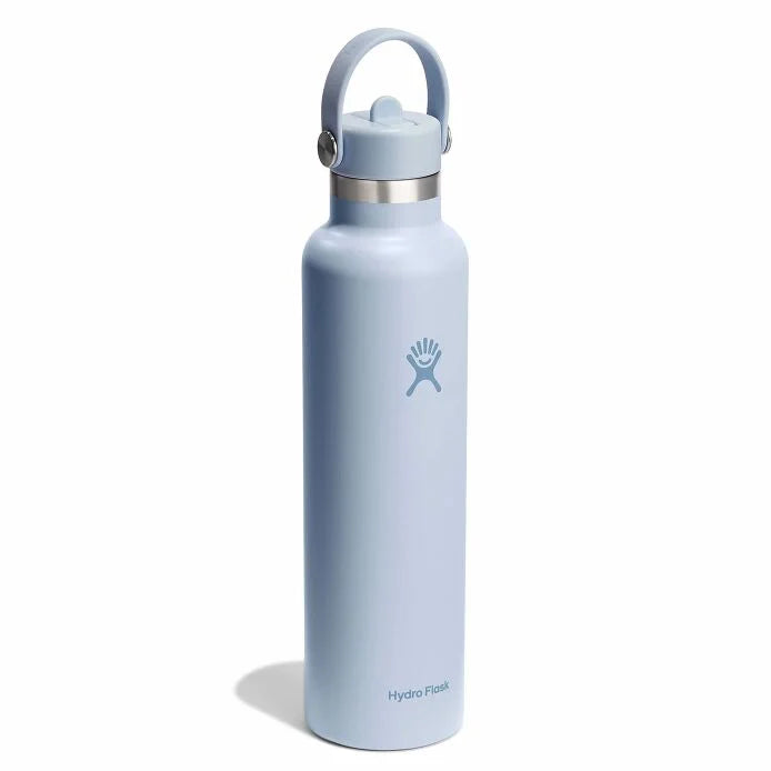 21 oz Standard Mouth Water Bottle with Flex Straw Cap - Leakproof & BPA-Free for Gym, Hiking, and Everyday Hydration