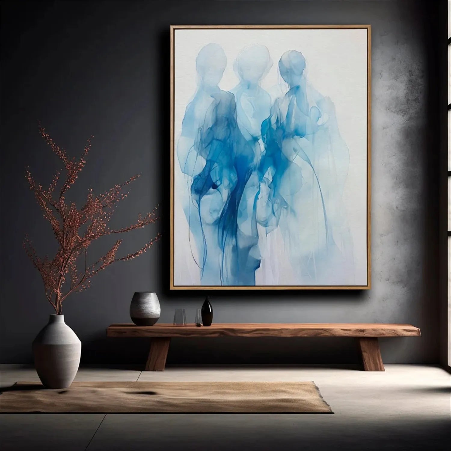 Abstract Painting #AB 160 - Modern Wall Art for Home & Office Decor - Perfect for Living Room, Bedroom, or Workspace