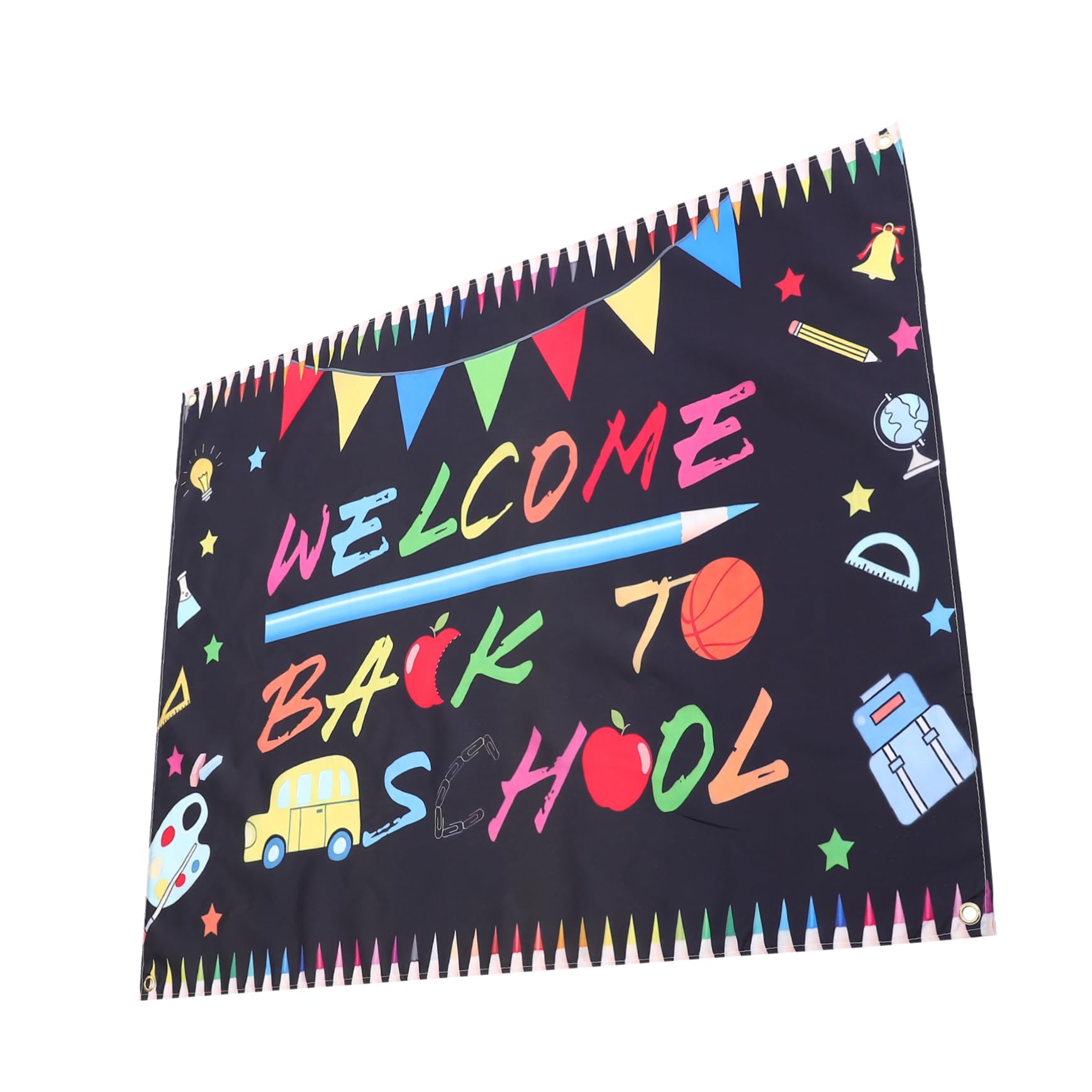 LABRIMP Black Fabric Bulletin Board - Classroom Decorations for Back to School Party & Scene Layout Backdrop | Perfect for School Events, Teacher's Lounge & Kids' Learning Spaces
