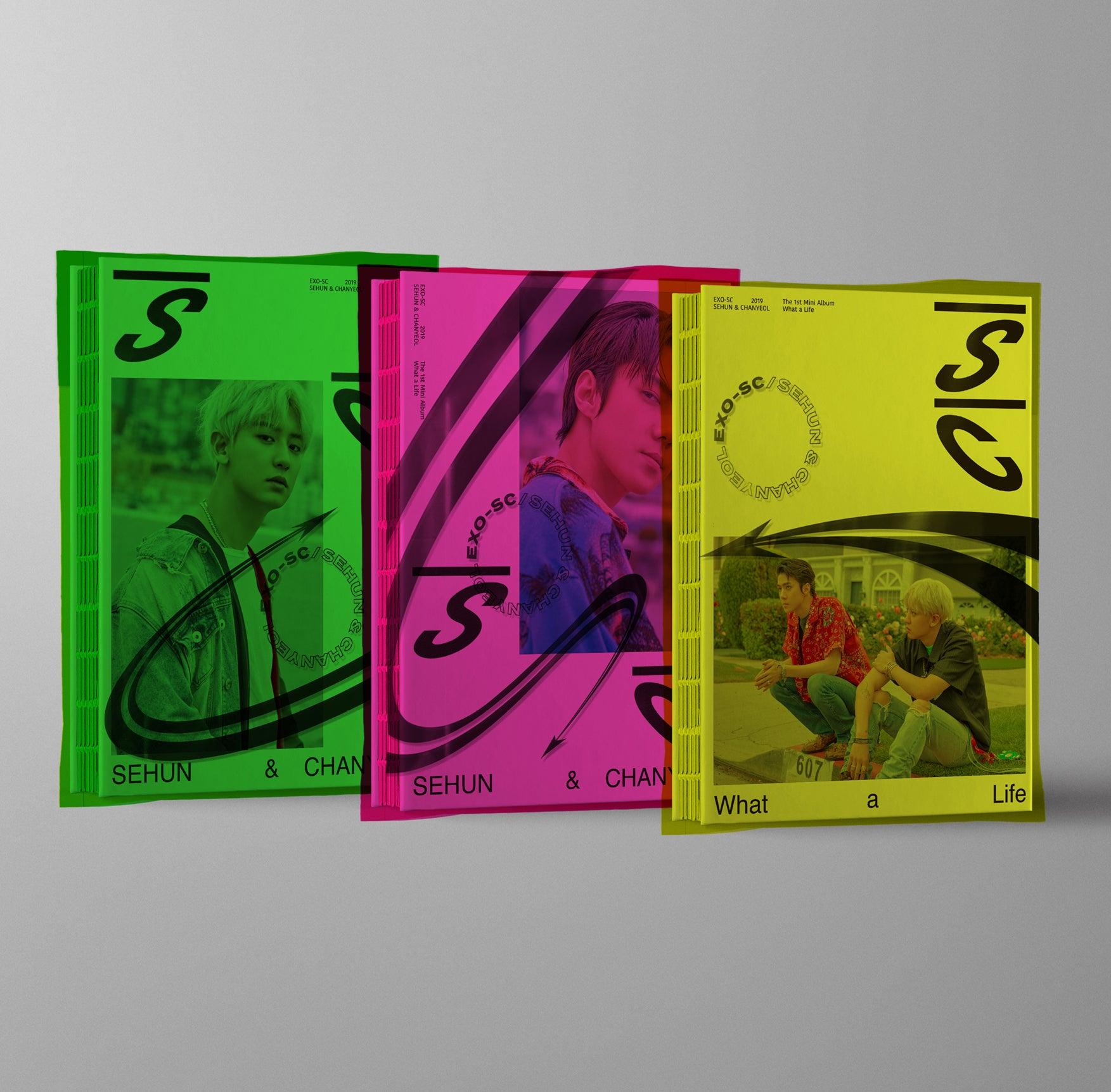EXO SC 1st Mini Album 'WHAT A LIFE' K-POP CD + Poster | Perfect for K-POP Fans & Collectors | Great Gift for Birthdays, Anniversaries & Special Occasions