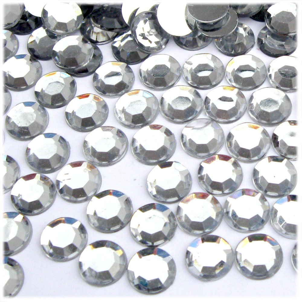 144pc 10mm Orange Rhinestones Flatback for DIY Crafts, Jewelry Making, Scrapbooking & Home Decor - The Crafts Outlet