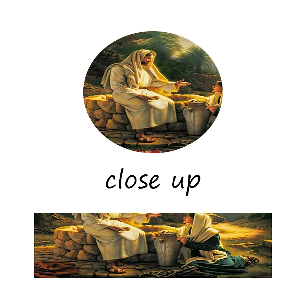 Extra Large Jesus and the Samaritan Woman Famous Painting - 60